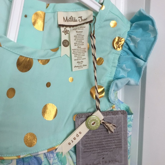 New Matilda Jane Hello Lovely All Aflutter Dress - Picture 5 of 5